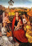 Mary in the Rose Bower Hans Memling